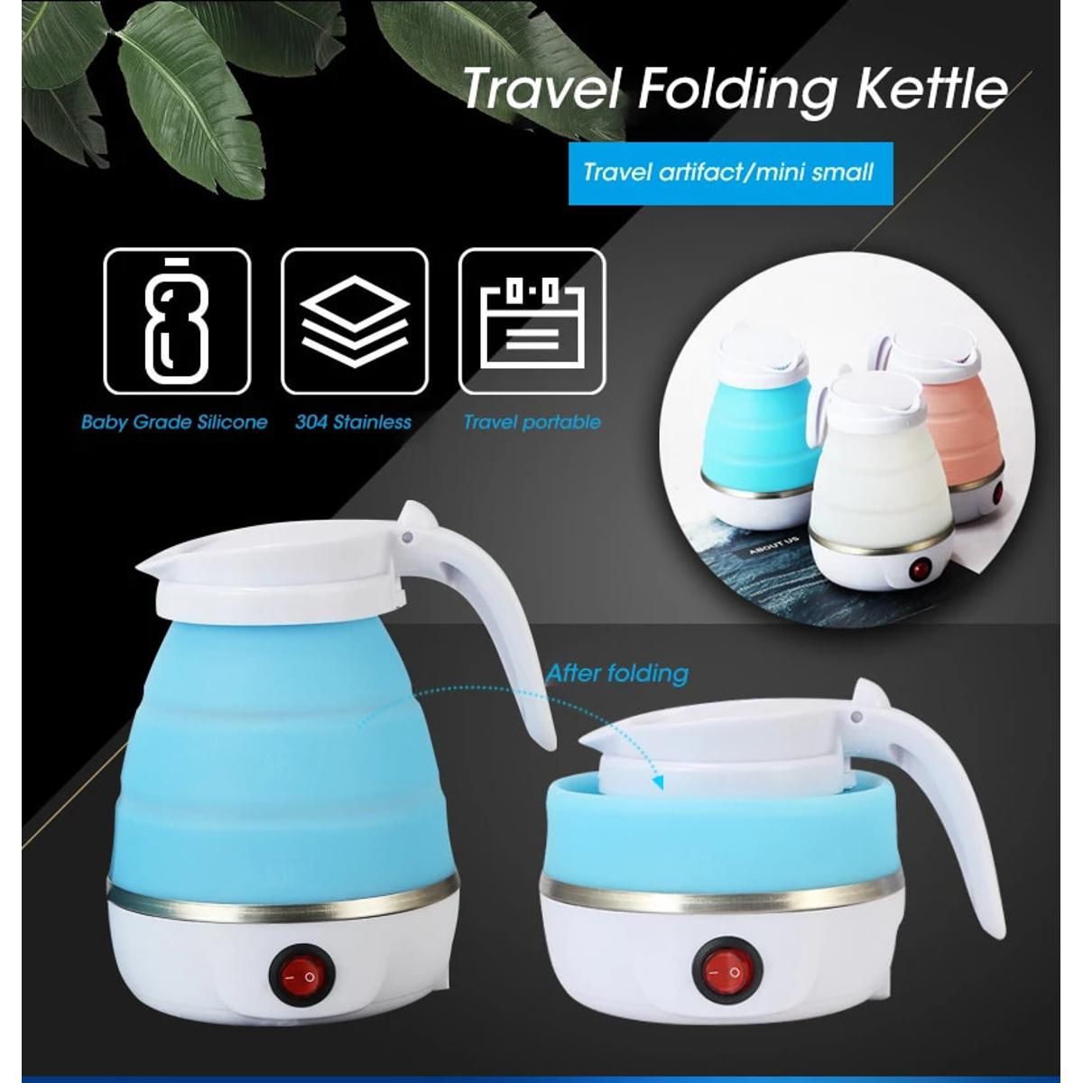 Electric Kettle Foldable Silicone Portable Water Travel Kettle