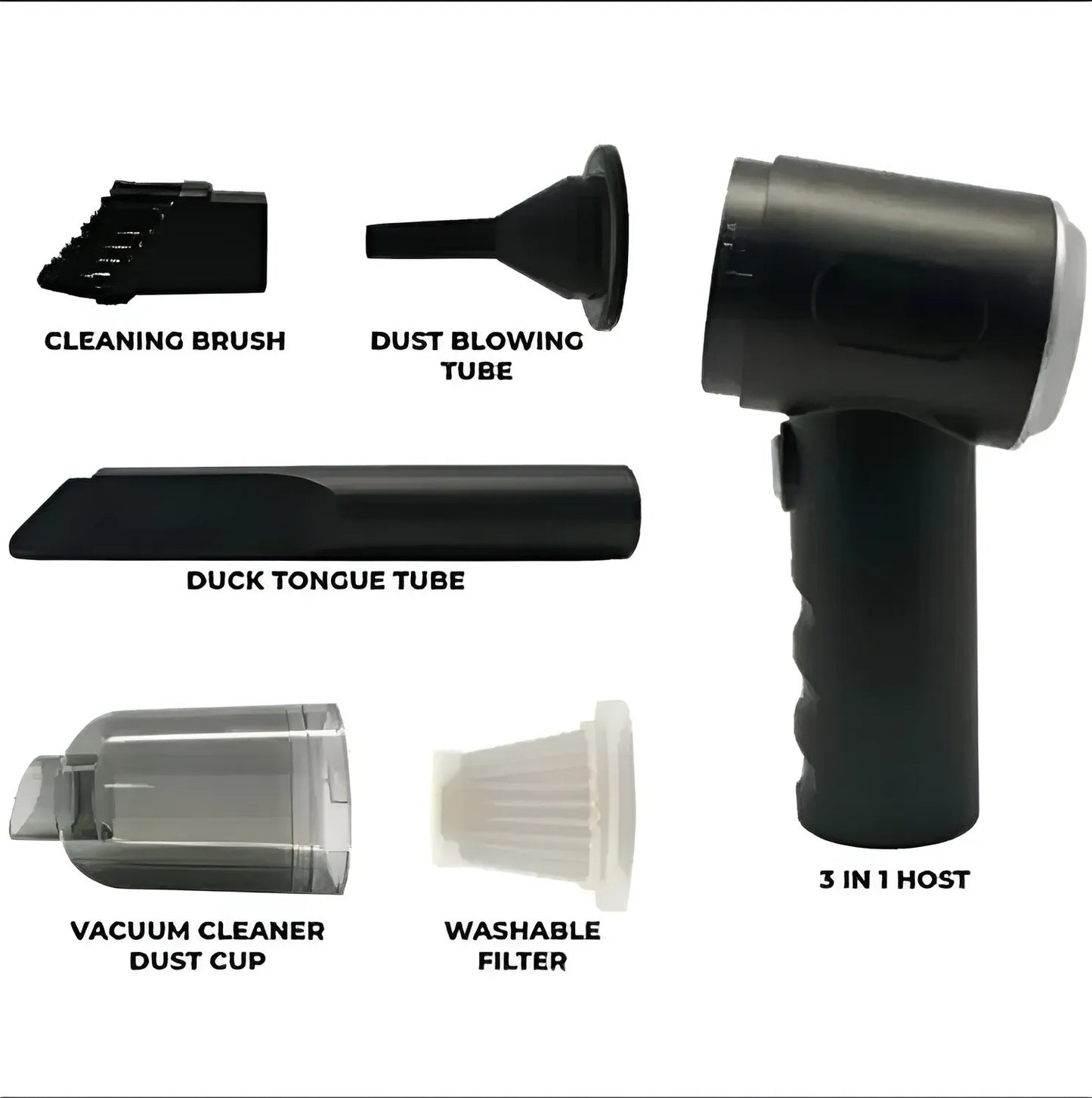 3 in 1 Portable Vacuum Cleaner
