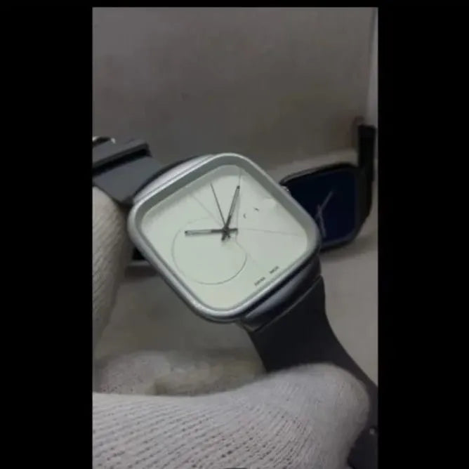 Stylish Square Dial Smooth Rubber Straps || Casual Watch Stylish Analog Watch