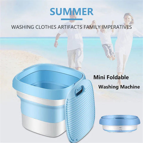 Powerful Mini Foldable Washing Machine with dryer Huge Capacity |PkDEeals.shop