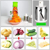 3 in 1 Vegetable Cutter Machine Food Graters Chopper Shredders