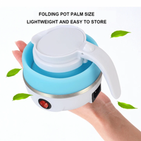 Electric Kettle Foldable Silicone Portable Water Travel Kettle