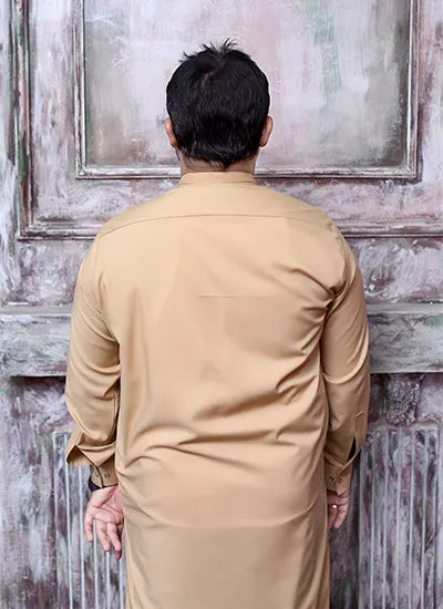Camel Soft Kurta Shalwar- Wash n Wear