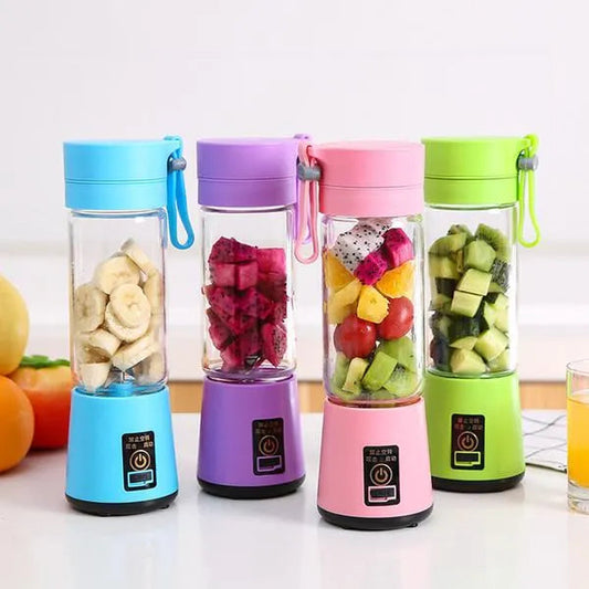 NEW USB Rechargeable Mini Juicer Blender with 6 Blades Portable Electric Blender