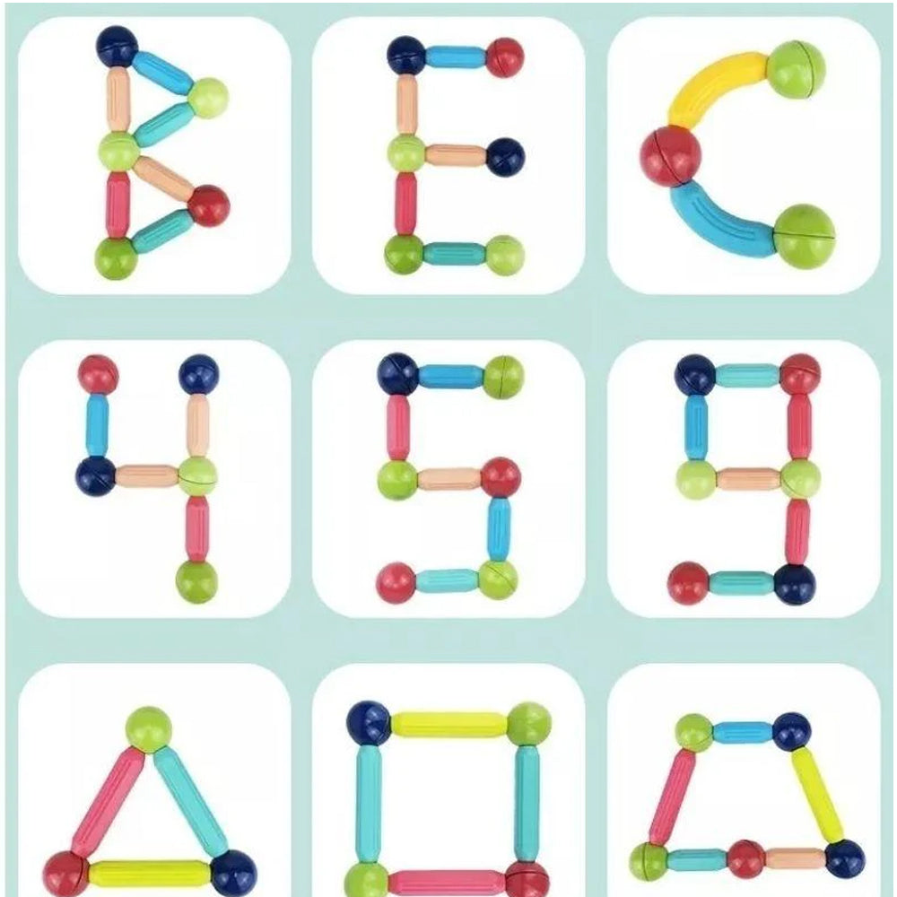 Magnetic Sticks Building Blocks For Kids Learning 25 Piece