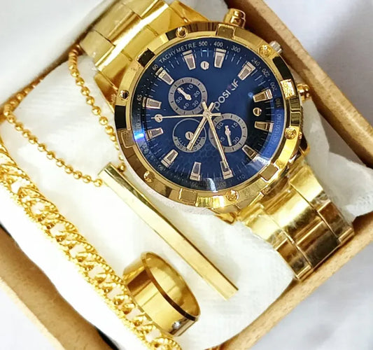 High class Watch Gold Stainless steel Luxury Italian