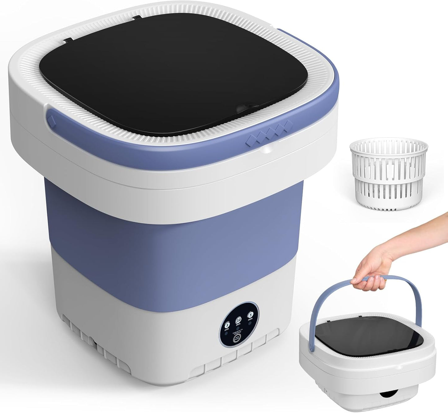 Mini Foldable Washing Machine with Dryer – Portable & Powerful (12L)