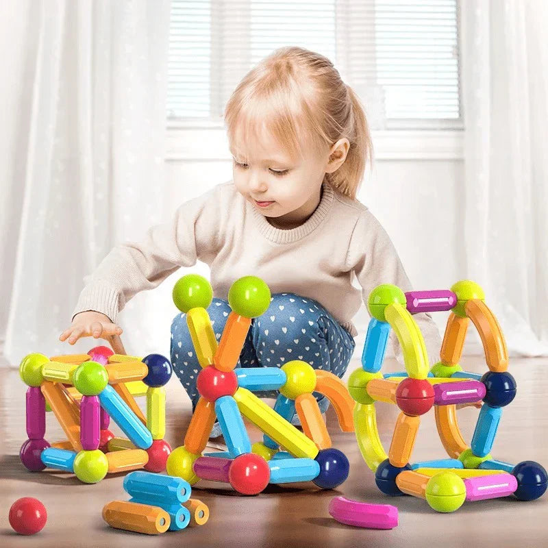 Magnetic Sticks Building Blocks For Kids Learning 25 Piece