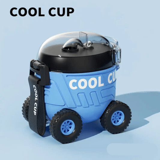 Sippy car blue water bottle