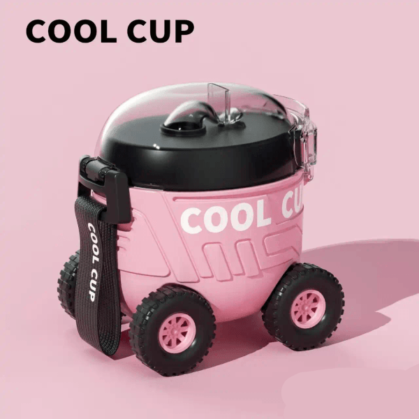 Sippy car pink Water Bottle