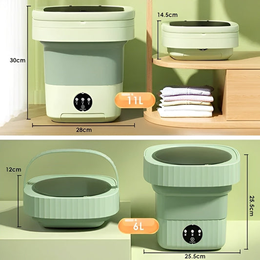 Mini Foldable Washing Machine with Dryer – Portable & Powerful (12L)