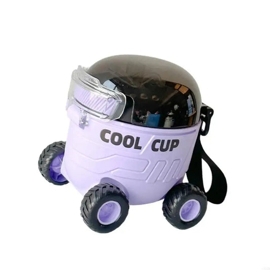 Sippy car white Purple Bottle