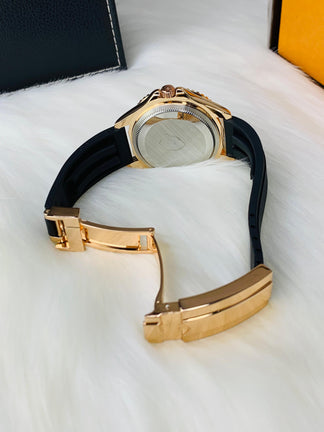 RLX - Rose Gold SILICON STREP Men Watch