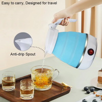 Electric Kettle Foldable Silicone Portable Water Travel Kettle